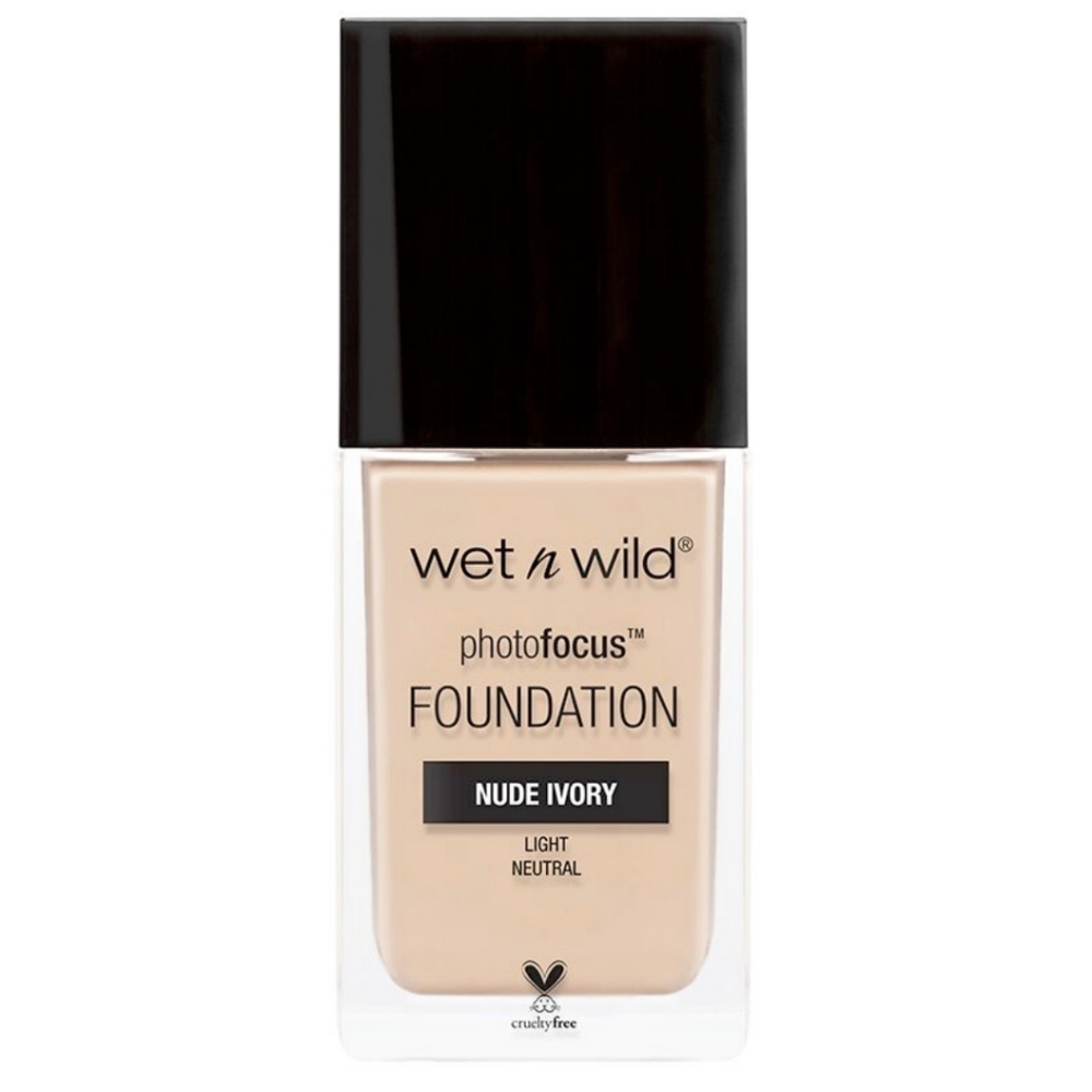 *3/15* NEW Wet N Wild Photo Focus Matte Liquid Foundation Nude Ivory 363C Light